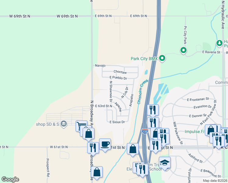 map of restaurants, bars, coffee shops, grocery stores, and more near 9 North Shawnee Drive in Park City