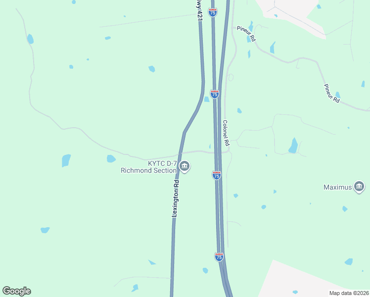 map of restaurants, bars, coffee shops, grocery stores, and more near 2492 Lexington Road in Richmond