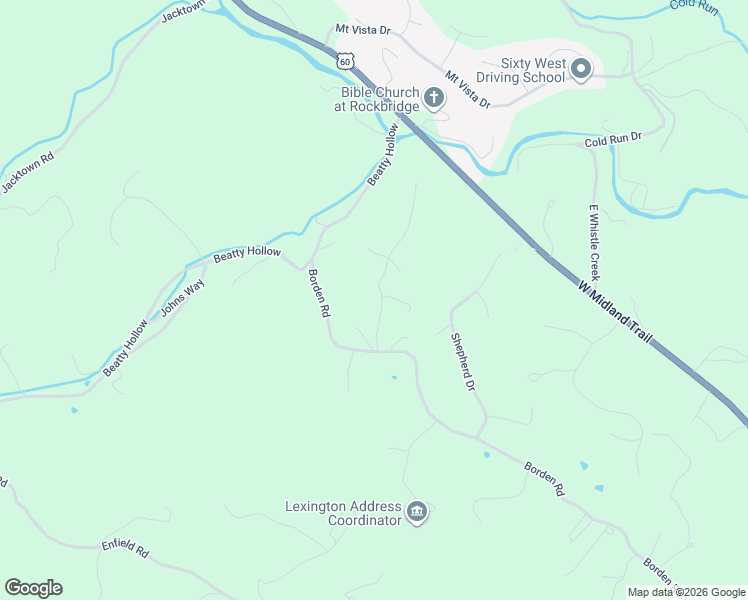 map of restaurants, bars, coffee shops, grocery stores, and more near 100-118 Forest Hill View in Lexington