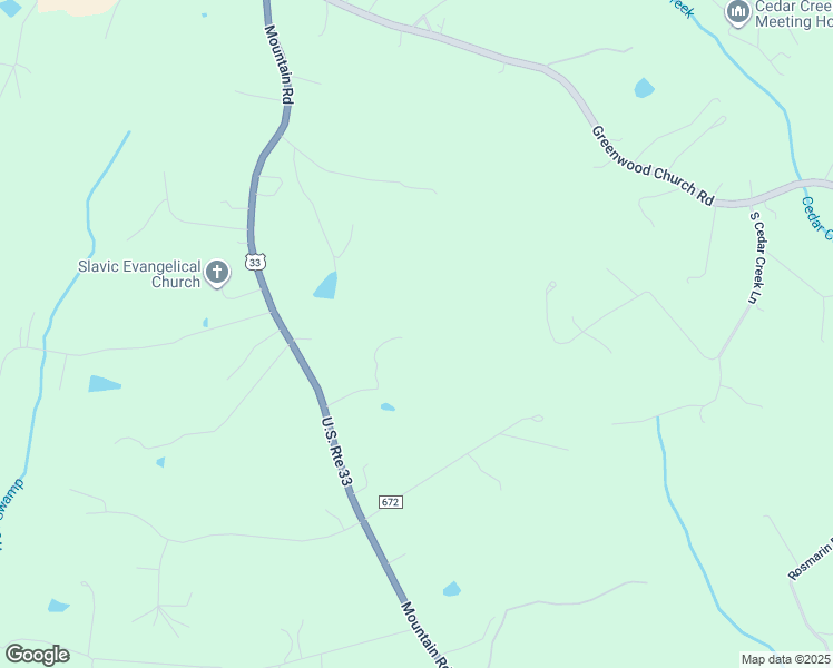 map of restaurants, bars, coffee shops, grocery stores, and more near 16252 Mountain Road in Montpelier