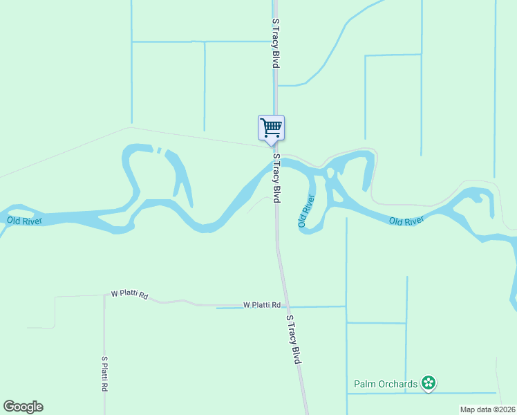 map of restaurants, bars, coffee shops, grocery stores, and more near 17411 South Tracy Boulevard in Tracy