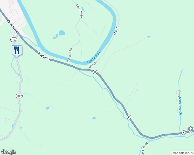 map of restaurants, bars, coffee shops, grocery stores, and more near 26-234 Preston Estates in Johnson