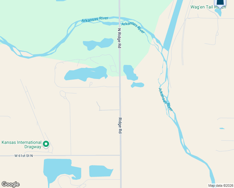 map of restaurants, bars, coffee shops, grocery stores, and more near 6501 North Ridge Road in Maize