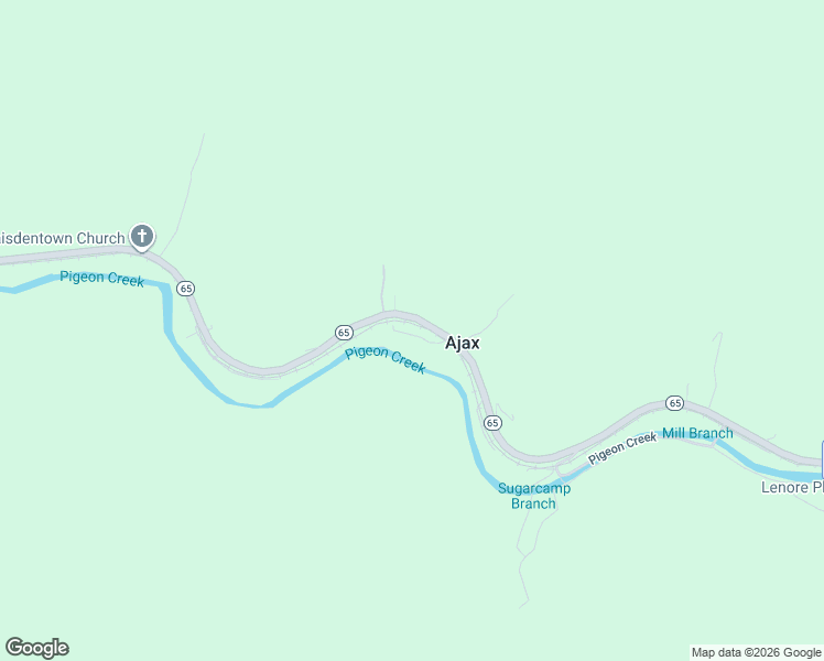 map of restaurants, bars, coffee shops, grocery stores, and more near 875 West Virginia 65 in Williamson