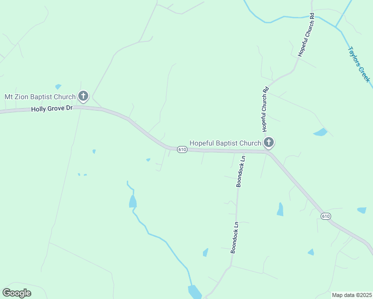 map of restaurants, bars, coffee shops, grocery stores, and more near 4450 Holly Grove Drive in Bumpass