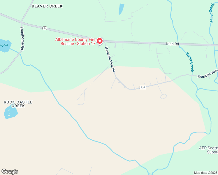 map of restaurants, bars, coffee shops, grocery stores, and more near 230 Spangler Lane in Scottsville