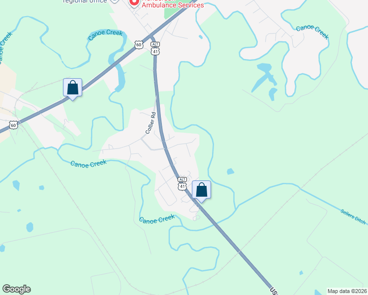map of restaurants, bars, coffee shops, grocery stores, and more near 601 Winchester Rd in Henderson