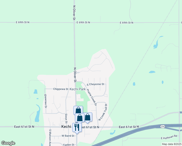 map of restaurants, bars, coffee shops, grocery stores, and more near 442 Cheyenne Ct in Kechi