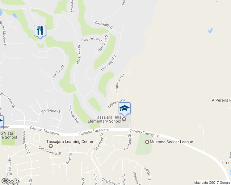 map of restaurants, bars, coffee shops, grocery stores, and more near 321 Kingswood Lane in Danville