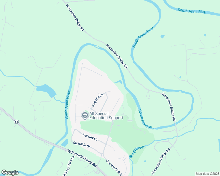 map of restaurants, bars, coffee shops, grocery stores, and more near 14515 Augusta Lane in Ashland