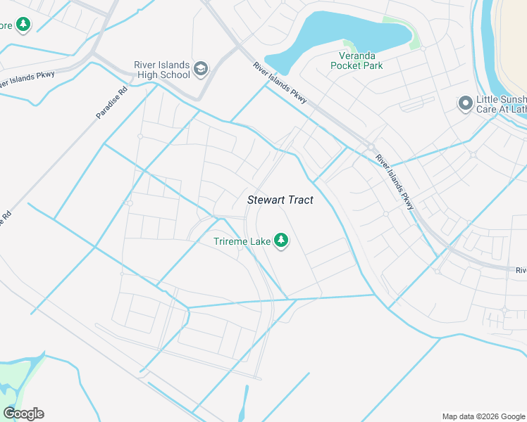 map of restaurants, bars, coffee shops, grocery stores, and more near 17324 Bushwick Lane in Lathrop