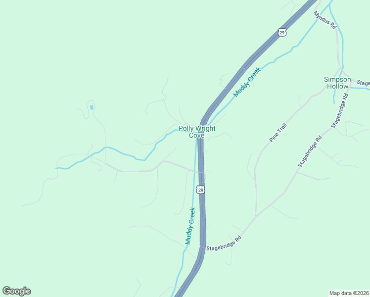 map of restaurants, bars, coffee shops, grocery stores, and more near 184 Ponton Lane in Lovingston