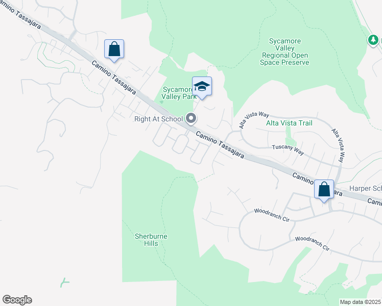 map of restaurants, bars, coffee shops, grocery stores, and more near 110 Bridgeside Circle in Danville