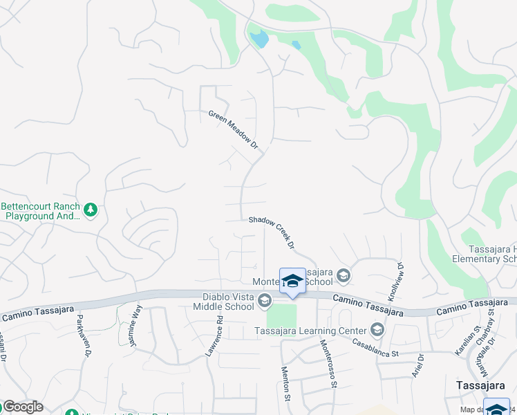 map of restaurants, bars, coffee shops, grocery stores, and more near 216 Walnut Creek Court in Danville