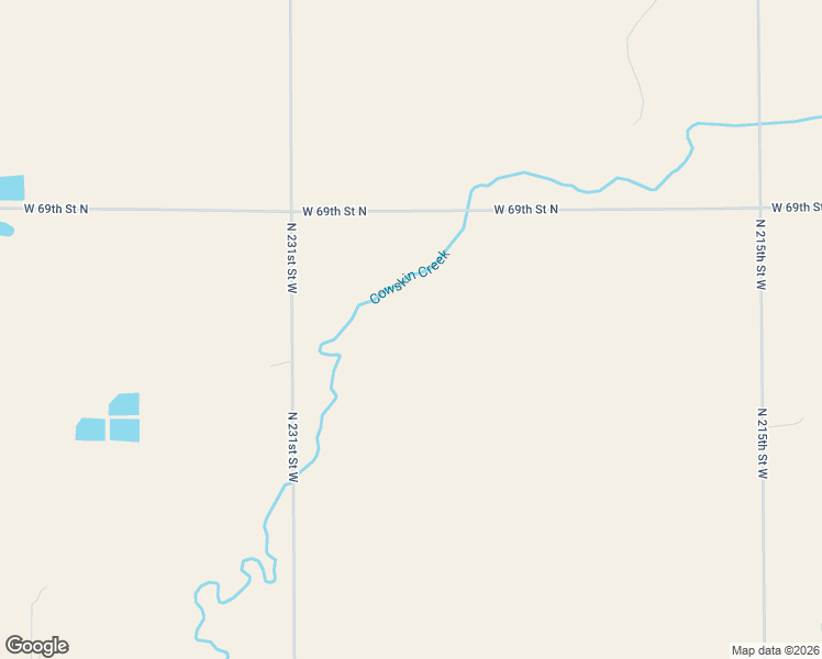 map of restaurants, bars, coffee shops, grocery stores, and more near 22801 West 69th Street North in Mount Hope