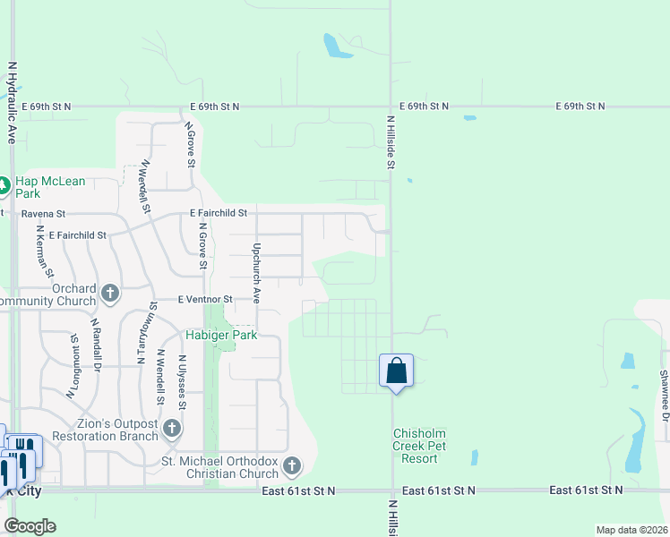 map of restaurants, bars, coffee shops, grocery stores, and more near 2927 East Fairchild Court in Park City
