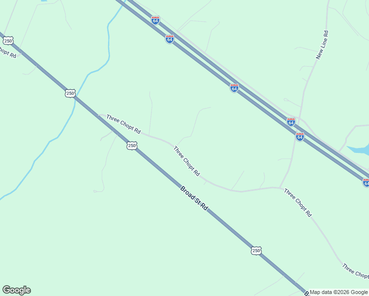 map of restaurants, bars, coffee shops, grocery stores, and more near 3850 Three Chopt Road in Gum Spring
