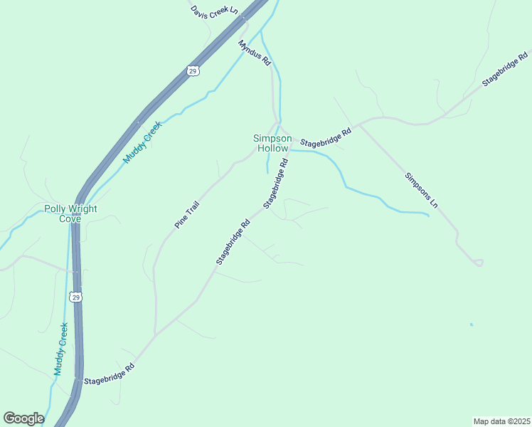 map of restaurants, bars, coffee shops, grocery stores, and more near 866 Stagebridge Road in Lovingston