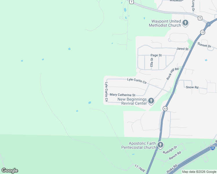 map of restaurants, bars, coffee shops, grocery stores, and more near 159 Lyle Curtis Circle in Waynesville