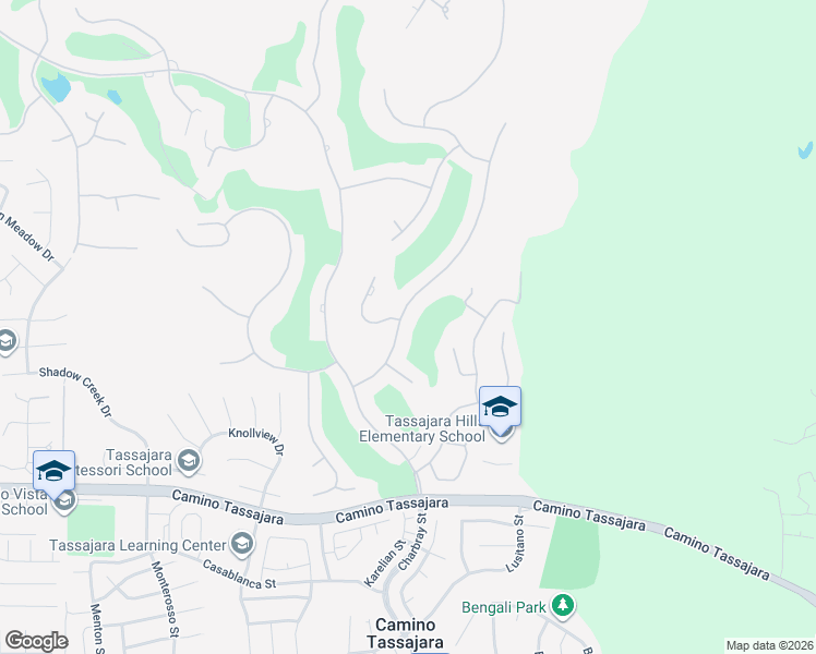 map of restaurants, bars, coffee shops, grocery stores, and more near 4420 Deer Ridge Road in Danville