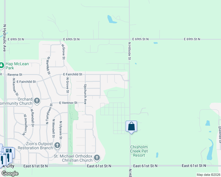 map of restaurants, bars, coffee shops, grocery stores, and more near 2927 East Fairchild Court in Park City