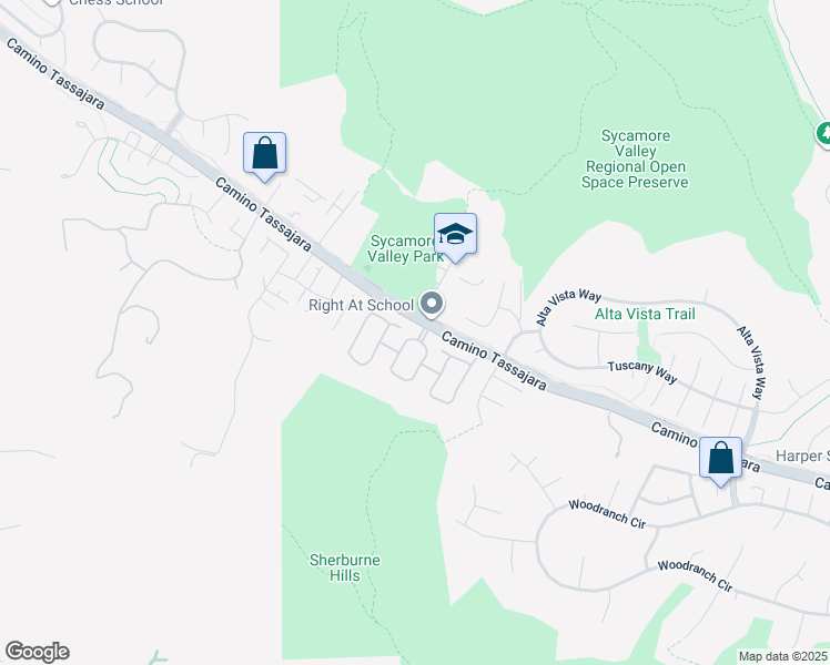 map of restaurants, bars, coffee shops, grocery stores, and more near 1000 Sunshine Circle in Danville