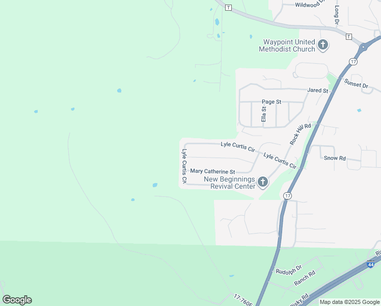 map of restaurants, bars, coffee shops, grocery stores, and more near 159 Lyle Curtis Circle in Waynesville