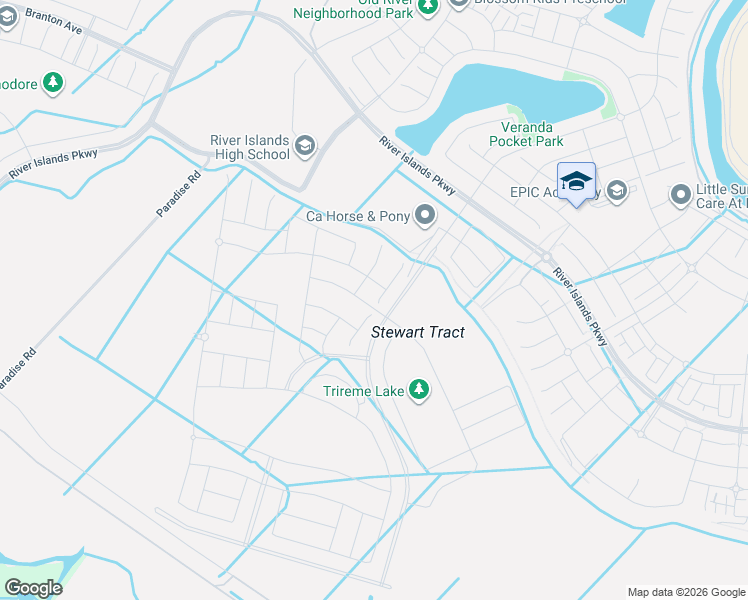 map of restaurants, bars, coffee shops, grocery stores, and more near 3535 Bullard Lane in Lathrop