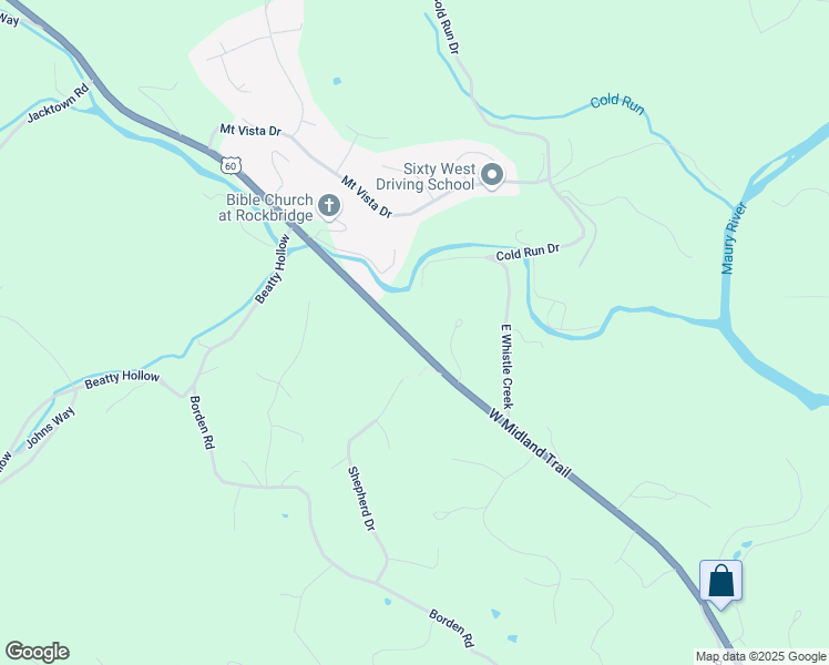 map of restaurants, bars, coffee shops, grocery stores, and more near 616-798 Highway 60 in Lexington