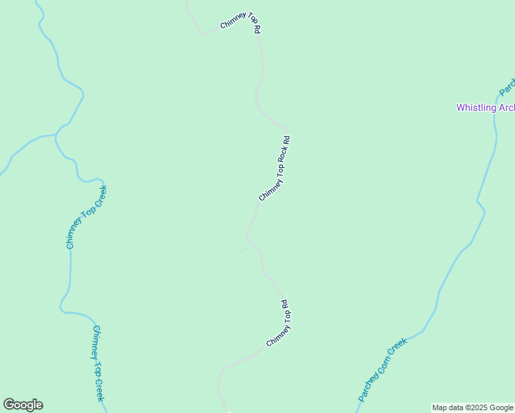 map of restaurants, bars, coffee shops, grocery stores, and more near Chimney Top Rock Road in Pine Ridge