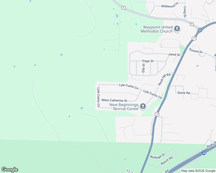map of restaurants, bars, coffee shops, grocery stores, and more near 171 Lyle Curtis Circle in Waynesville