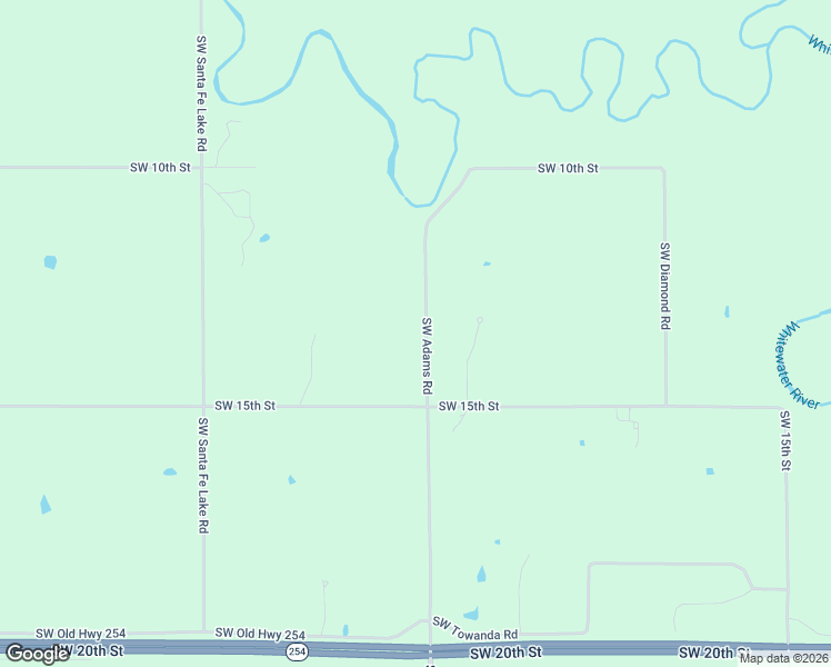 map of restaurants, bars, coffee shops, grocery stores, and more near 1341 Southwest Adams Road in Towanda