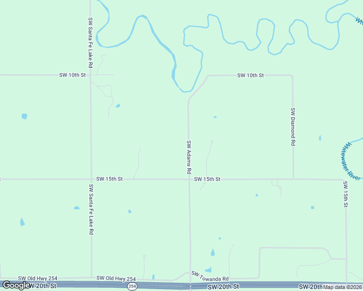 map of restaurants, bars, coffee shops, grocery stores, and more near 1341 Southwest Adams Road in Towanda