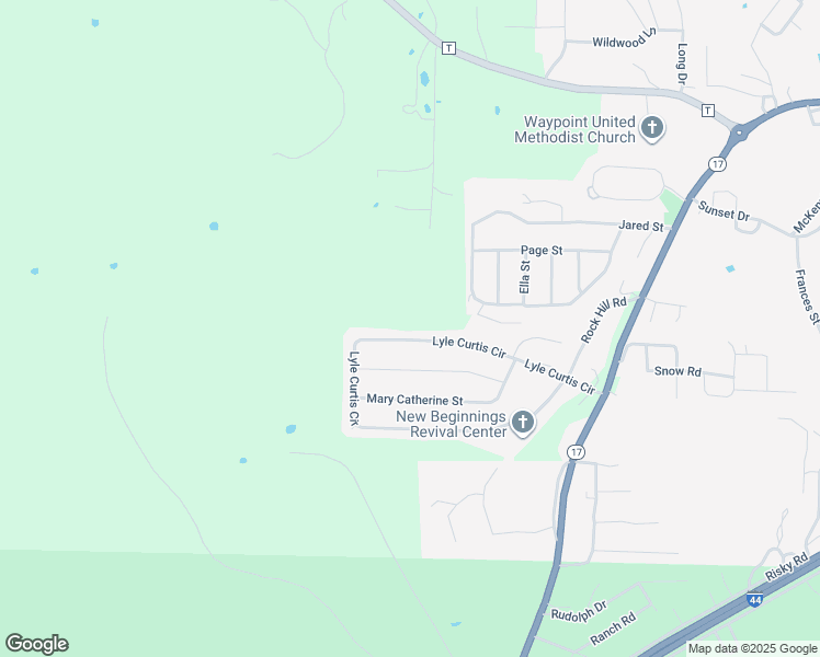 map of restaurants, bars, coffee shops, grocery stores, and more near 192 Lyle Curtis Circle in Waynesville