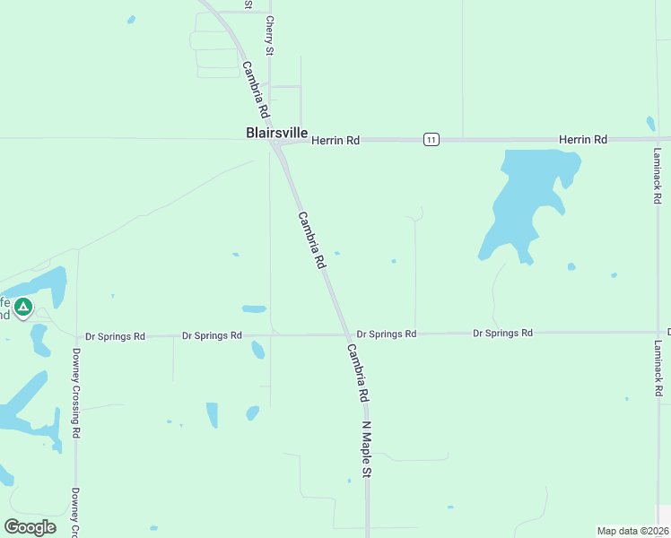 map of restaurants, bars, coffee shops, grocery stores, and more near 14568 Cambria Road in Carterville