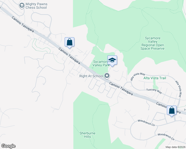 map of restaurants, bars, coffee shops, grocery stores, and more near 22 Rainbow Circle in Danville