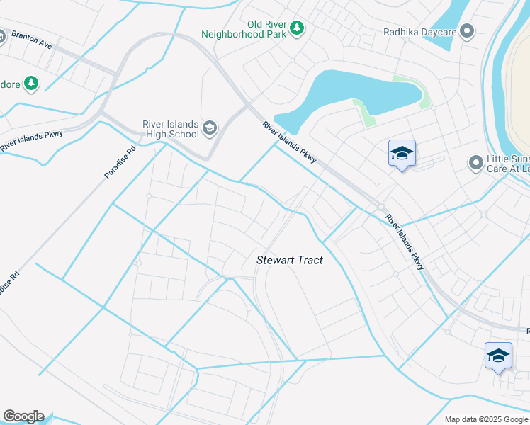 map of restaurants, bars, coffee shops, grocery stores, and more near 17048 Aldergrove Court in Lathrop