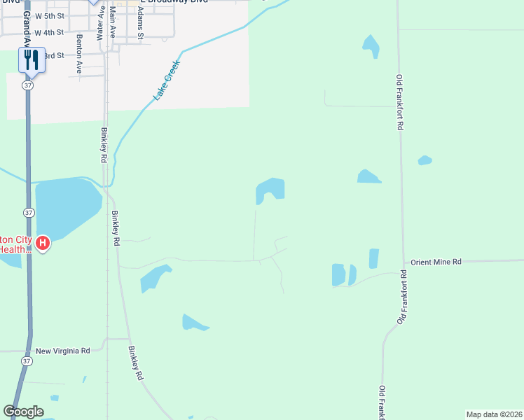 map of restaurants, bars, coffee shops, grocery stores, and more near 13084 Willow Pond Lane in Johnston City