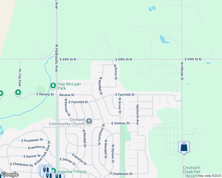map of restaurants, bars, coffee shops, grocery stores, and more near 2333 Highridge in Park City
