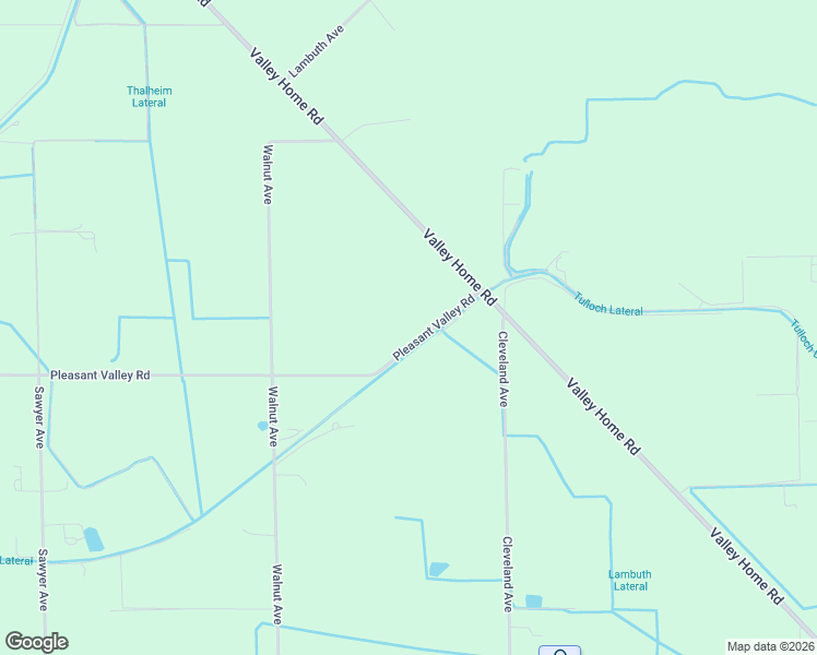 map of restaurants, bars, coffee shops, grocery stores, and more near 5825 Pleasant Valley Road in Oakdale