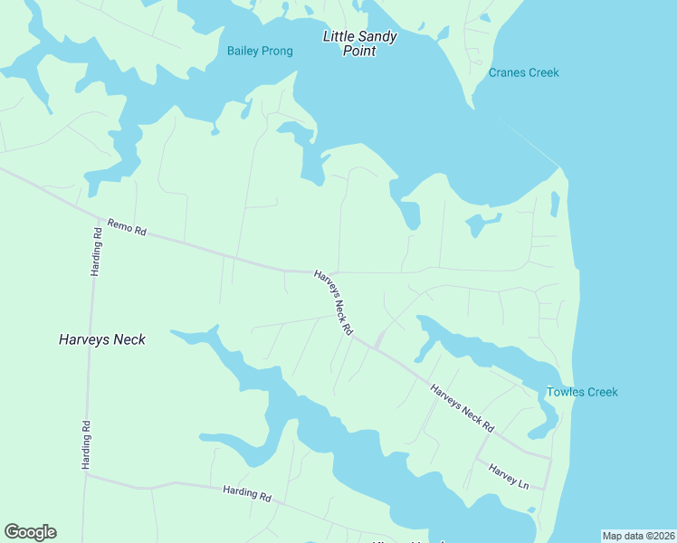map of restaurants, bars, coffee shops, grocery stores, and more near 234 Willys Lane in Heathsville