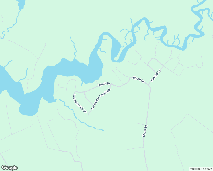 map of restaurants, bars, coffee shops, grocery stores, and more near 1333 Shore Drive in Lancaster