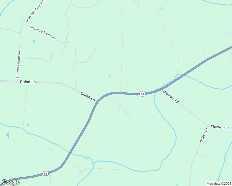 map of restaurants, bars, coffee shops, grocery stores, and more near 2408 Lexington Road in Harrodsburg
