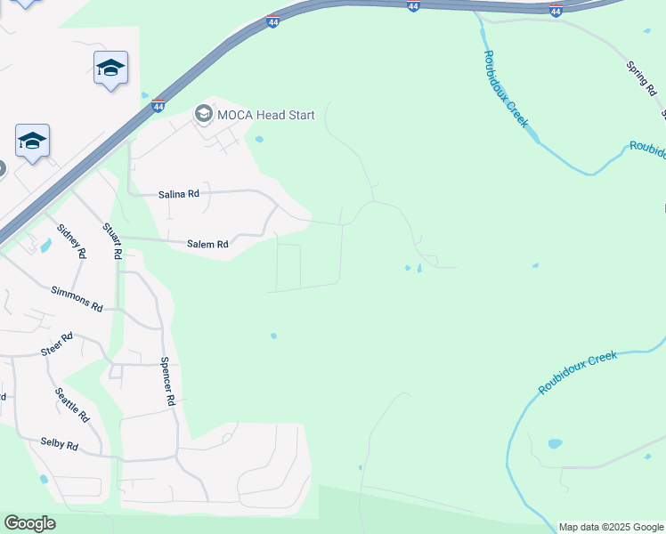 map of restaurants, bars, coffee shops, grocery stores, and more near 24265 Sprint Lane in Waynesville
