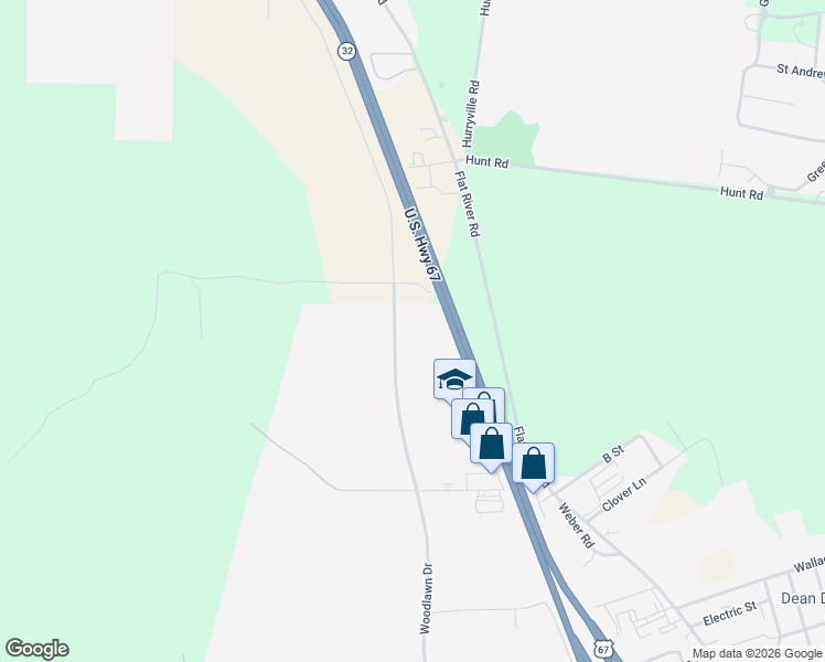 map of restaurants, bars, coffee shops, grocery stores, and more near 4337 Showplace Drive in Farmington