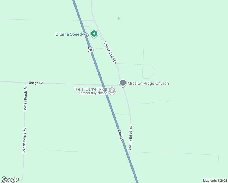 map of restaurants, bars, coffee shops, grocery stores, and more near 2820 U.S. 65 in Louisburg