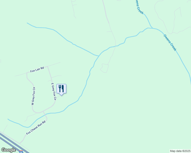 map of restaurants, bars, coffee shops, grocery stores, and more near 1396 Orchid Road in Mineral