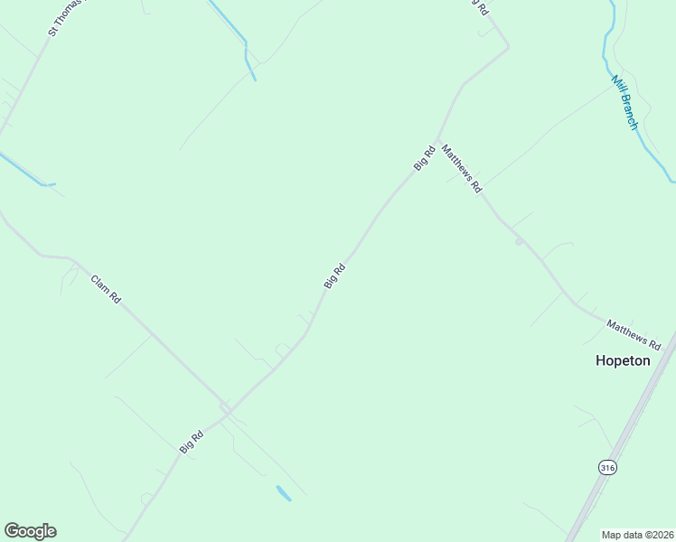 map of restaurants, bars, coffee shops, grocery stores, and more near Big Road in Bloxom