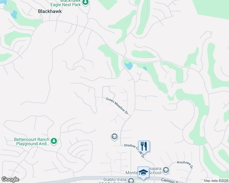 map of restaurants, bars, coffee shops, grocery stores, and more near 820 Feather River Street in Danville