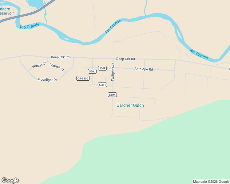 map of restaurants, bars, coffee shops, grocery stores, and more near Klondike in Creede